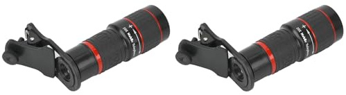 Yctze Lente de Teleobjetivo de Zoom de Foco de 2 Pcs 20X con Clip para Teléfonos Inteligentes Capture Impresionantes Imágenes Distantes