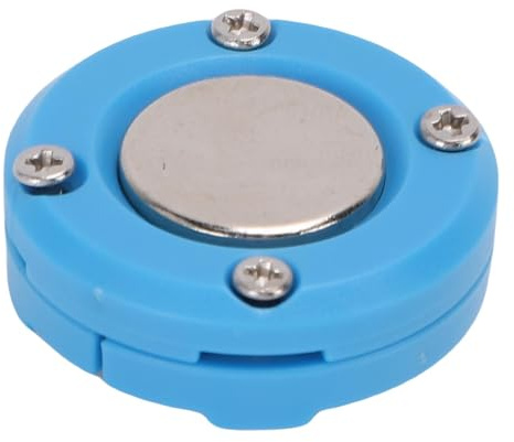 Zunate Kit Magnétique de Microphone CB Portable pour KMC30, Kit de Montage de Support de Microphone Radio Rond adapté pour KMC32 KMC35 KMC36 Clip de Suspension de Micro CB avec Dos (Blue)