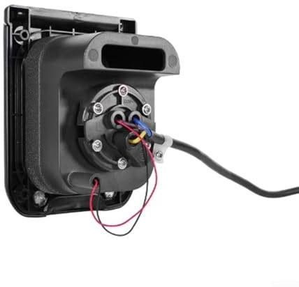 Allthingstore Presa di alimentazione 16A RV con design impermeabile e resistente alle intemperie con indicatore luminoso e doppio sistema di bloccaggio per una connessione sicura (nero)