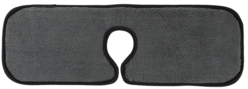 BESPORTBLE Lot de 4 Tapis Absorbants pour Robinet Cuisine en Tissu Fibre Gris 46 X 15 CM Tapis D’Égouttage Anti-Éclaboussures Protection Pratique pour Évier et Plan de Travail
