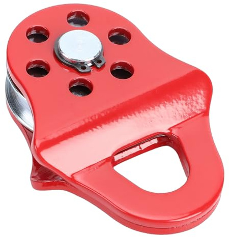 CFTGIW 3 Ton Winch Snatch Block, Heavy Duty Steel Pulley with Swivel Hook for Truck Tractor ATV UTV, Maximum 8mm Rope Diameter 6613lbs Load Capacity