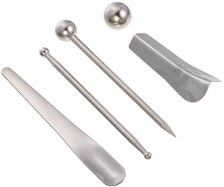 HOMOCONO 5 Pcs Caulking Tools and Floor Joint Repair Tools Set Alloy Caulk with Glue Remover and Accessories for Bathroom and Kitchen Tile Gaps