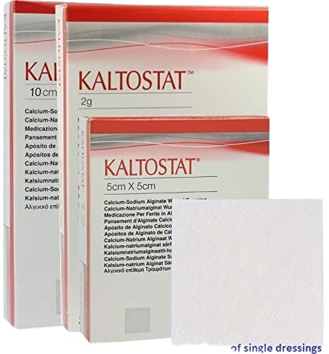 ConvaTec KALTOSTAT Alginat Wundverband 10 cm x 20 cm x1 steril Vlies Blutstillende els027