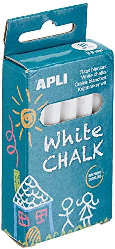 APLI Kids – Box Kreide, Weiß, rund (14576)
