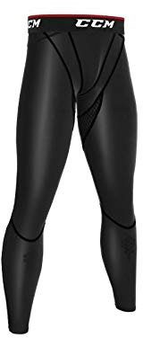 CCM Compression Pant with Grip – Senior Black M