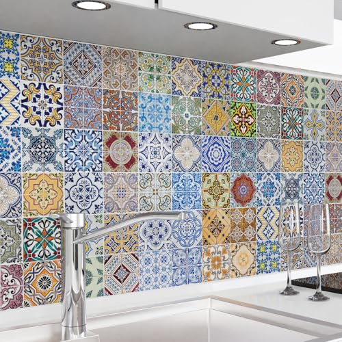 danario Panel Protector Pared Cocina Autoadhesivo, Antisalpicaduras - Mate