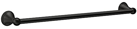 Moen DN8424BL Preston 24 Inch Towel Bar, Matte Black