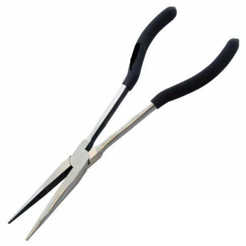 Mr. Gadget's Solutions® 11” (280mm) Straight Long Nose Pliers, Heavy Duty Extra Reach Tool