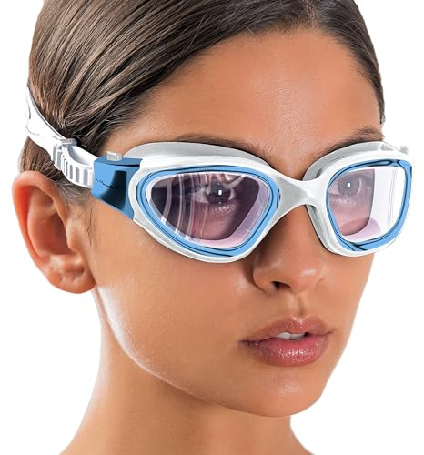 AqtivAqua Simglasögon simglasögon barn vuxna kvinnor män DX-H (blått fodral, färgat glas)