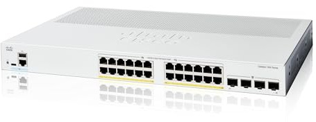 Cisco Commutateur Intelligent Cisco Catalyst 1200-24P-4G, 24 Ports GE, PoE, Ports SFP 4x1GE, Garantie limitée à Vie (C1200-24P-4G)