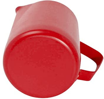 Alipis Montalatte Acciaio Inossidabile Con Beccuccio Fine Per Latte Art Schiumatore Professionale Per Cappuccino e Rosso Facile Da Pulire e Trasportare