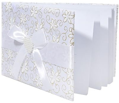 MAGICLULU 1pezzi Degli Ospiti in Fiori Strass Per Matrimoni e Feste e Resistente Delle Firme Per Decorazioni e Uso in