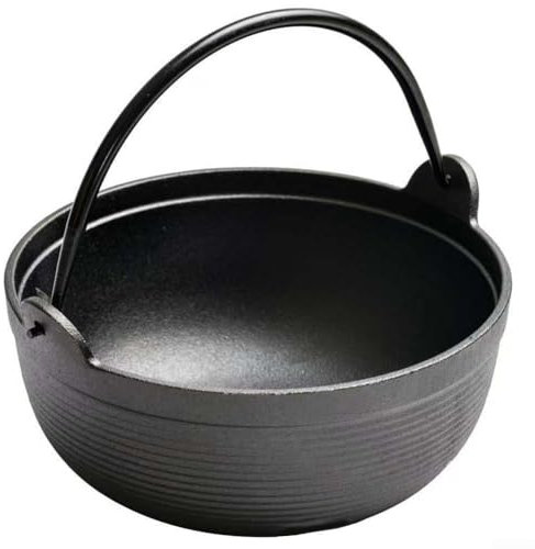 Sumsoctober Cast Iron Pan, Dutch Oven with Lid, Dual Function Griddle Pan, Casted Pot with lid, Casserole Dish with LidCast Iron Stew Pot with Lid 28cm Large(19cm only pot without lid)