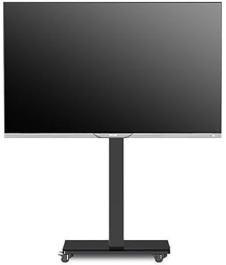 Soporte Universal para TV de Suelo con Soporte Giratorio de 90 Grados y Altura Ajustable para televisores LCD, LED OLED de 26 a 65 Pulgadas, soporta hasta 60 kg.