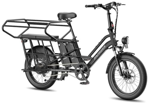 Fafrees FF20 CUV Allround E-Bike 20 Zoll Fatbike [ Offiziell ] E Lastenrad, Doppel Akku 1152Wh, 75N.m, 25km/h, Hydraulischbremsen Elektro Mountainbike, Für Damen und Herren