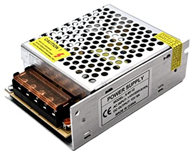 Fuente de alimentación estabilizada CC DC 12V 5A Transformador de iluminación Fuente de alimentación conmutada Adaptador de fuente Conmutación for tira de LED(250W)
