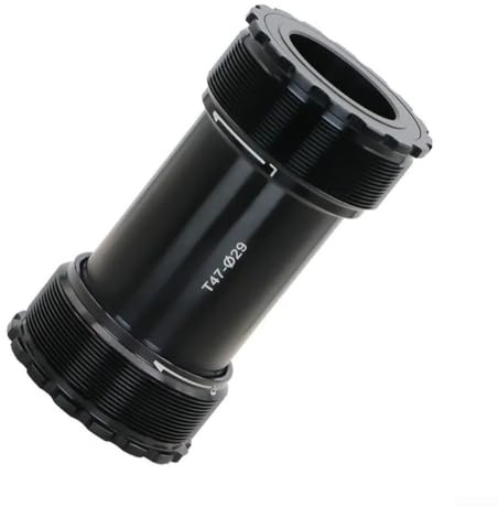Soporte inferior roscado T47, aleación de aluminio de 47 mm ID con rodamientos P5 para bielas de 24 mm/29 mm, carcasa de 68-73 mm (T47-29 A)