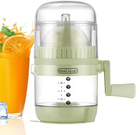 BommFu Hand Juicepress | Limepress Juicer med Måttkopp | Bärbar Extraktor
