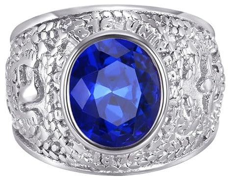 BOBIJOO Jewelry - Bague Chevalière Homme Université USA Fleur de Lys University Acier 316L Argenté - 56 (7 US), Noir - Acier Inoxydable 316