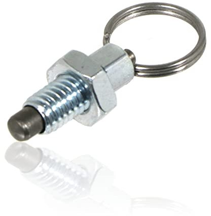 SPARES2GO M6 Index Kolben Federstift Ring einziehbar Edelstahl 4 mm