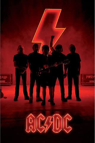 AC/DC - PWR/UP - Musikposter Heavy Metal Hard Rock AC-DC - Grösse 61x91,5 cm