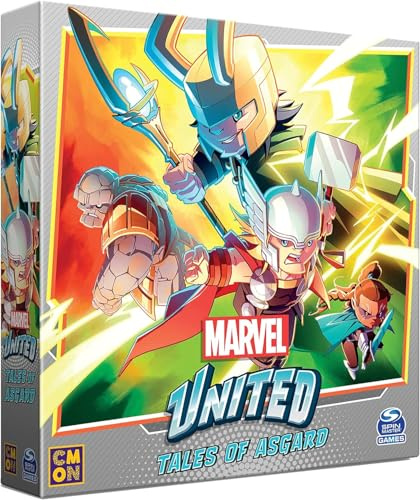 CMON | Marvel United Expansion: Tales of Asgard | Cooperative Board Game | Ages 14 Plus | 1-4 Players | 45 Minutes Playing Time