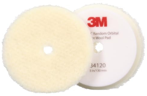 3M Perfect-It Polierpad mit Polierfell für Exzenter Poliermaschine, 34120