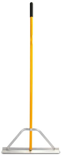 JCB Aluminium Spazzle, 600mm Blade for Precision Levelling and Surface Preparation Smoothing Lute Concrete Rake