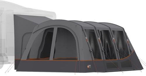 Vango Galli CC II Air Driveaway Campervan Awning – Large Inflatable Family Awning with AirBeam Technology, 4000mm Waterproof Sentinel Active Fabric, Front Canopy (Mid (215-255cm))