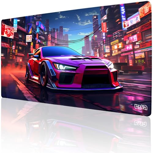 Tilt Schreibtischunterlage 100x50 cm Gaming Mauspad XXL | Rutschfester Mousepad Groß für Schreibtisch und PC Gadgets | Wasserdichter Desk Mat (Shizuoka Tuning)