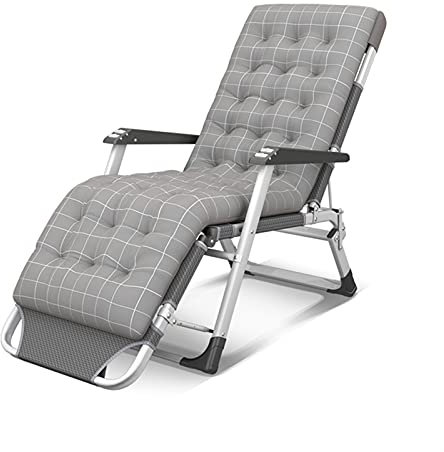 C320 Sonnenliege, zusammenklappbar, verstellbar, mit Kissen, rostbeständig, für Strand, Pool, Outdoor, Terrasse, Garten, Garten, Liegen und Liegestuhl, statische Belastung, Stahlrahmen, ideal für