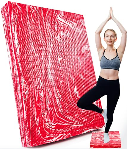 KIANA SPORTS Balance Pad Aus Deutscher Entwicklung - Hoher Weichegrad Für Beste Trainingsergebnisse - Balance Kissen Für Anfänger & Fortgeschrittene - Gleichgewichtstrainer Aus Robustem Schaumstoff
