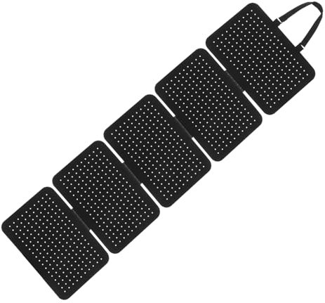Vaguelly Porta Orecchini in Feltro Fori, Espositore per Spille Smaltate da Parete, Organizer per Gioielli e Accessori, Nero, per Uso Domestico e Commerciale