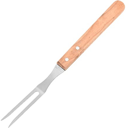 Fourchette de barbecue en acier inoxydable robuste longue pour cuisiner, découper la viande pour rôtir, griller, graver la viande