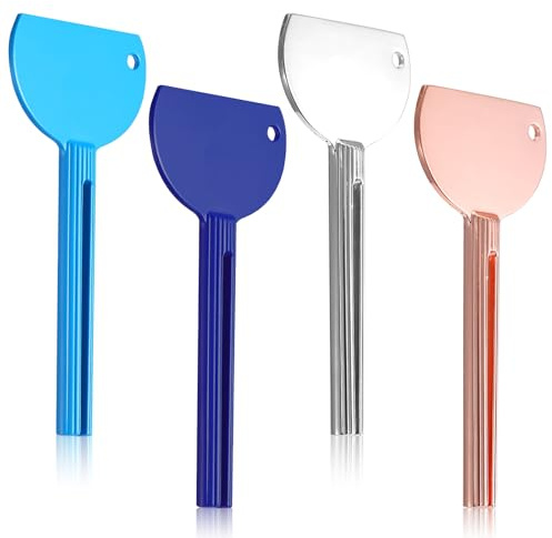 TIESOME Edelstahl 4 Stücke Tubenquetscher für Zahnpasta, Robust für Küche