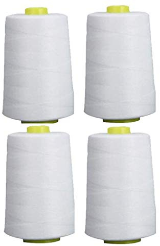 Fil à coudre pour surjeteuse, Polyester, Bobines de 4 x 5000 m environ, Grand choix de couleurs