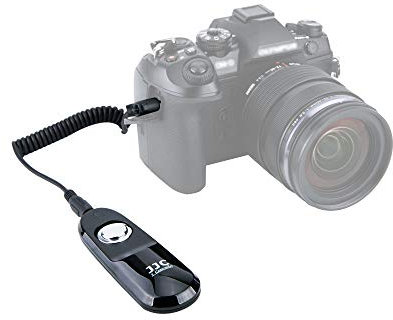 JJC Shutter Release Cable Remote Release for Olympus OM SYSTEM OM-1II, OM-1,OM-D E-M1X, E-M1 Mark II, E-M1 Mark III, E-M5 Mark III Mirrorless Camera - Replaces Olympus RM-CB2 Shutter Cable