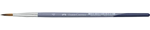 FABER-CASTELL 281804 Creative Studio Pinsel, rund, Größe 4, blau