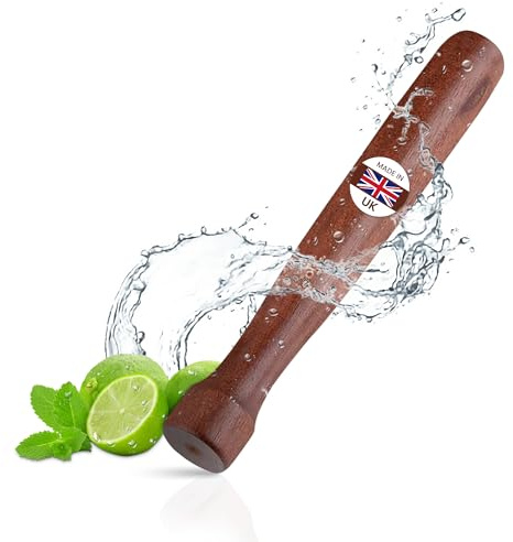 We Can Source It Ltd - Wooden Cocktail Muddler, 8 Inch Fruit & Ice Crusher for Delicious Mojito, Practical Kitchen Tool for Garlic Avocado Herbs