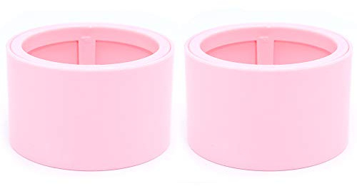 Shiwaki 2 Stück Make-up Schwamm Mixer Halter Reise Tragetasche Schwamm Trocknungsregal St?nder Halter Ei Puderquaste Trocknungsregal Niedlich (Pink)