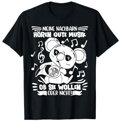 Waldhorn Instrument Hornist Musiker Waldhornspieler Horn T-Shirt