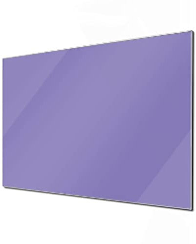 banjado Glas Magnettafel (120 x 80cm) - Magnetwand Glas - Magnetpinnwand als Memoboard - Pinnwand Magnettafel Küche, Büro, Kinderzimmer - Lavendel