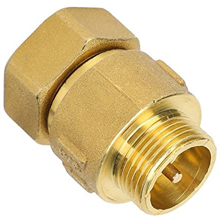 Rückschlagventil, DN20x25 Messing-Rückschlagventil, Inline-Rückflussverhinderer, Verwendet für den Anschluss von Kollektoren, Spültischmischern, Wasser, Rückschlagventilen