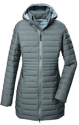 G.I.G.A. DX Donna Parka trapuntato/funzionale con cappuccio senza zip GW 14 WMN QLTD PRK_Bacarya, aquaverde, 38, 42300-000