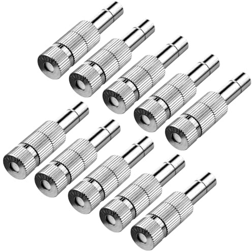 ATOPLEE 10 ugelli in ottone a bassa pressione da 0,1 mm, con funzione filtro per sistema di raffreddamento, umidificazione dell'aria