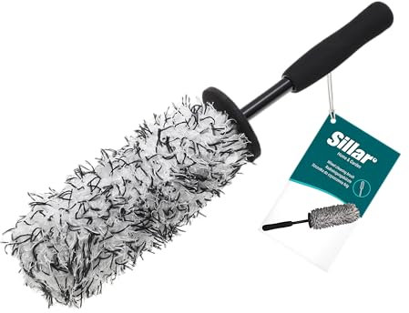 Sillar Cepillo para Limpiar Llantas de Coche, Cepillo para Bicicletas, Cuidado del Coche | Cepillo Limpiador de Llantas para el Cuidado de Todo Tipo de Llantas