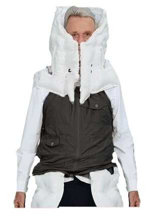 YXYMOTEFLY Anti-Fall-Airbag-Weste for Herren/Damen Fahrrad-Airbag-Schutzjacke App Zeichnet Trainingsdaten Auf Mit Akustischer Erinnerung(Size:X-Large)