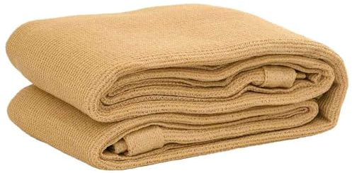 vidaXL Zeltteppich Sandfarbe 400x700 cm HDPE