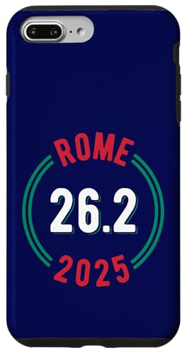 Custodia per iPhone 7 Plus/8 Plus Maratona 2025 26.2 di Roma