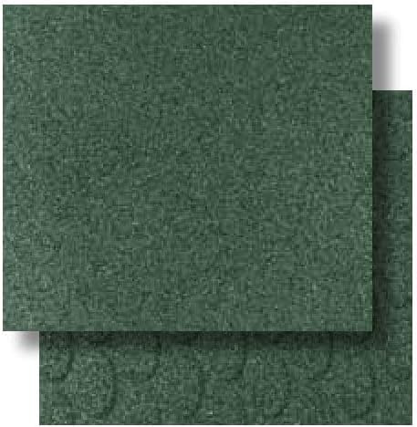 KOBEL - 1 boîte de 4 carreaux anti-chute 50 x 50 cm, 2,5 cm. Tapis de sol pour aire de jeux, gymnases, garage. Antitraumatisme, anti-choc certifié, vert